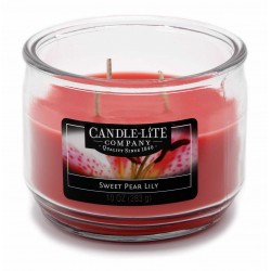 CANDLE-LITE Svíčka dekorativní ve skle - Sweet Pear Lily  283g